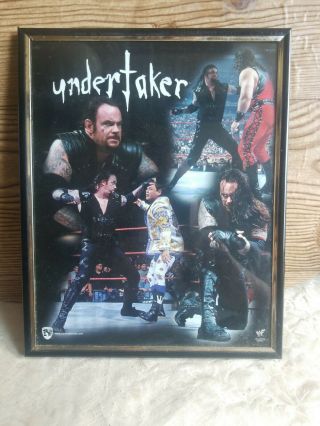 Wwf Undertaker World Wrestling Federation Norman James Framed 8 " ×10 "