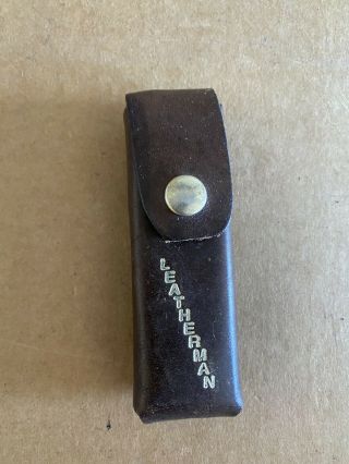 Vintage Leatherman Pocket Survival Tool Pst Multitool Leather Case Only