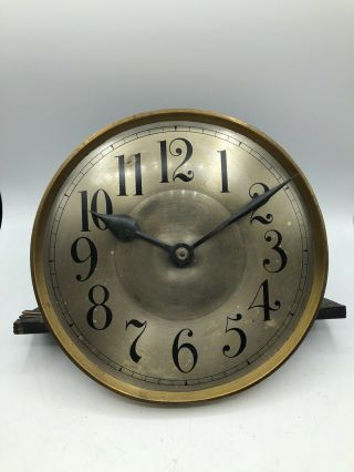 Antique German 10 1/2” Grandfather Clock Movement Or Restoration