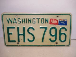 Washington License Plate Expired Tag Mancave Garage Crafts Usa