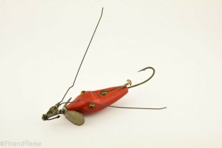 Vintage Heddon Dowagiac Stanley Minnow Antique Fishing Lure Jj3