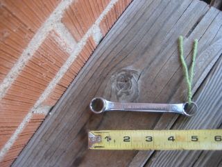 1940s Vintage Wizard - Alloy Usa 1/2 " & 9/16 " Box End Wrench H2192 X 12 Pt Usa