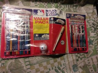 Major League Baseball Value Pack (nos) 28 Team Pencil Sharpener/eraser