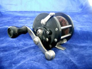 Early Wooden Knobbed Penn No.  190 Vintage Saltwater Casting Reel