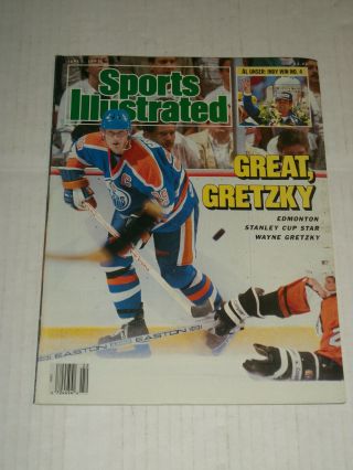 Sports Illustrated June 1,  1987 Wayne Gretzky Edmonton Oilers