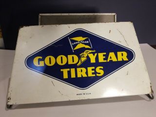 Vintage Good Year Tire Store Display Rack Antique Goodyear Tire Rack Display