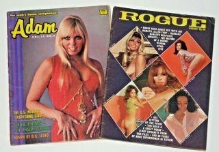 2 - Vintage Old Adam & Rogue Magazines -
