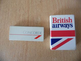Vintage Matchbox Matches Concorde Ba British Airways