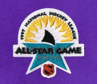 San Jose Sharks 1996/1997 Nhl All - Star Game Patch