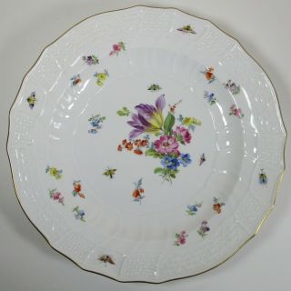 Antique Meissen Porcelain Soup Bowl 2
