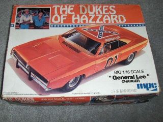 1981 Mpc Kit No.  1 - 3058 Dukes Of Hazzard 1:16 Scale General Lee 1969 Charger.