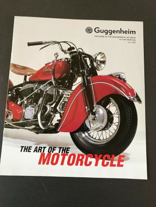 The Art Of The Motorcycle - 2001 Guggenheim Las Vegas Exhibit Guide