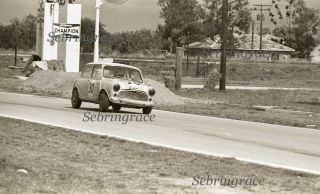 1964 Sebring 3 Hr Race - Austin Mini - Cooper 30 - Orig Neg (799)