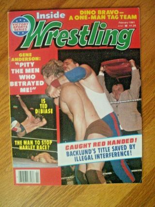 Inside Wrestling 2/81 Backlund Dibiase Hansen Jaggers Bravo Gene Anderson