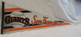1980s San Francisco Giants Mlb Baseball Pennant 30 X 12 "
