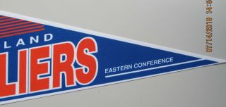 VINTAGE CLEVELAND CAVALIERS 1990 ' s EASTERN CONFERENCE PENNANT 12 