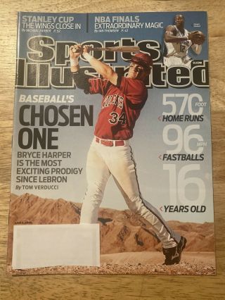 Bryce Harper 1st Sports Illustrated Chosen One June 8,  2009
