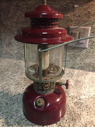 Vintage American Gas Machine.  Model 2572 Double Mantle Lantern