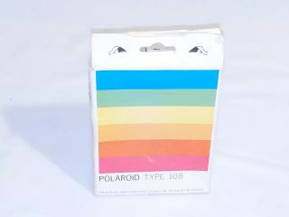 Vintage Polaroid Type 108 Polacolor 2 Land Film Expired