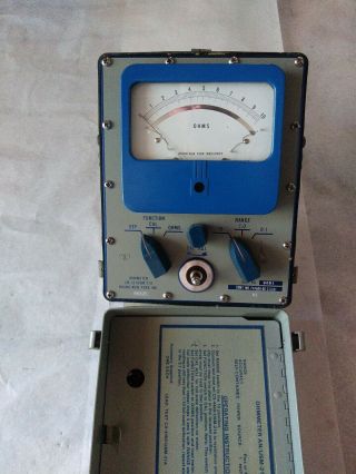 Vintage Navy Multimeter Voltage Ohm Meter Ohmmeter Ham Radio Tester