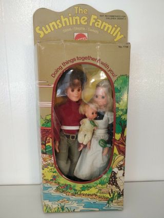 Vintage 1973 Mattel The Sunshine Family No.  7739 - Never Played With