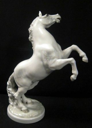 Hutschenreuther Selb Germany Stallion Rearing Horse Figurine - - Large 12 "