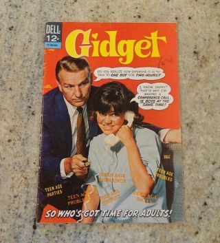 Vintage 1966 Dell Comic Book - Gidget - April 1 W/ Sally Field & Don Porter