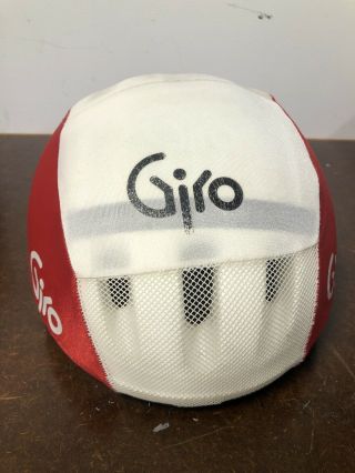 Vintage Giro Cycling Biking Helmet - Red - B84 Medium