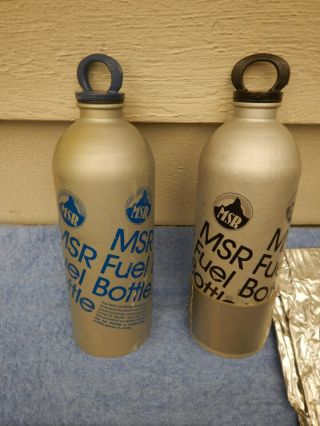 Vintage Msr Blue Fuel Bottle,  The Fuel Bottle Only