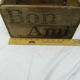 Antique Advertising Wood Crate Bon Ami Chicks Hasn 