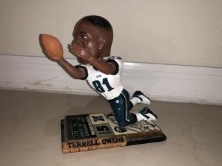 Terrell Owens Ticket Base Philly Eagles Bobblehead Forever Collectibles