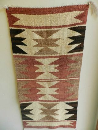 Historic Antique Navajo Rug With Colors & Design,  18 