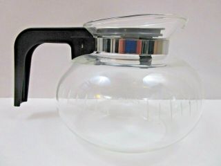 Vtg Bunn Easy Pour 7 Cup Replacement Glass Coffee Pot Decanter Pumpkin Carafe