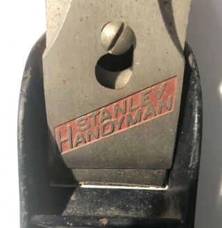 Vintage Stanley Handyman No.  H1204 Hand Plane,  Carpenters Woodworking Tool