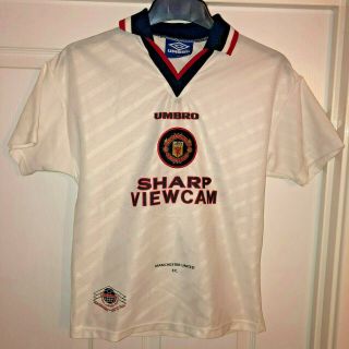 Manchester United Football Shirt Retro Classic Umbro Vintage 1996 1997 Champions