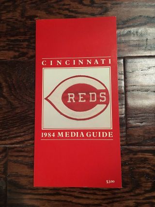1984 Cincinnati Reds Media Guide Fact Book Tv Radio Press Mlb Baseball