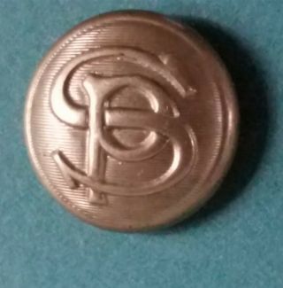 Bb Pasquale Sp Southern Pacific Railroad Uniform Button Nickel Medium