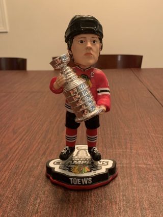 Forever Collectible Jonathan Toews Player Bobble Head 2013 Stanley Cup Champions