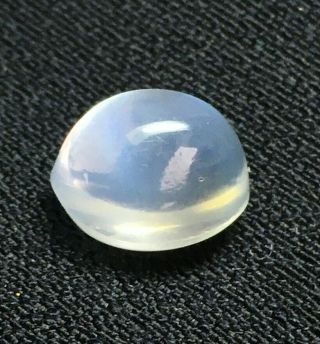 Antique Ceylon Blue Flash Moonstone 3.  5 Carats 9/8 Mm 1