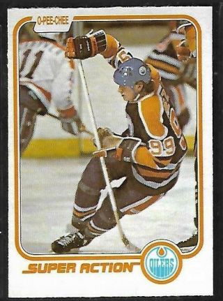 1981 - 82 Opc (o - Pee - Chee) Nhl Hockey: 125 Wayne Gretzky,  Edmonton Oilers