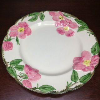 Franciscan Desert Rose Luncheon Plate 9 1/2 " Made In California Usa Vintage