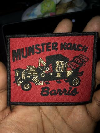 Vtg George Barrys Cloth Patch Munster Koach 4” X 3”