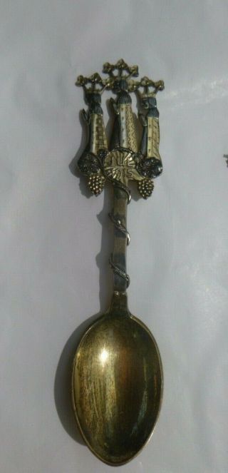 Antique 1915 Danish A.  Michelsen Sterling Silver Three Kings Christmas Spoon Jul