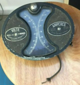 Antique Weston Electrical Instrument Model 240 Amperes Voltmeter 1901