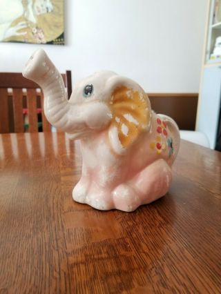 Vintage Ceramic Elephant Watering Can