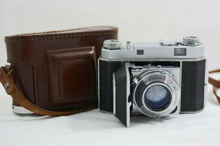 Antique Vintage Kodak Retina Ii (type 014) Camera With Case 1949 - 50