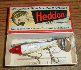 Vintage Heddon Dowagiac Spook/wonderful Color/in Box/very