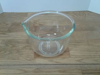 Vintage Small Mixing Bowl Clear Glass 6 5/8 " X 4 7/8 " Unbranded Replacement