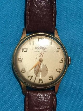 Vintage Watch Dogma Prima 21 Rubis Suiss Made