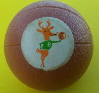 1970 Nba Vintage Milwaukee Bucks Mini Gumball Basketball Plastic Helmet Aba Opi